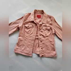 GUESS Blush Pink Denim Jacket